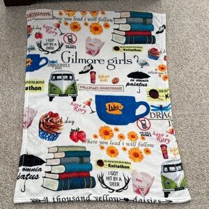 Gilmore Girls Themed Fleece Blanket - Multicolor